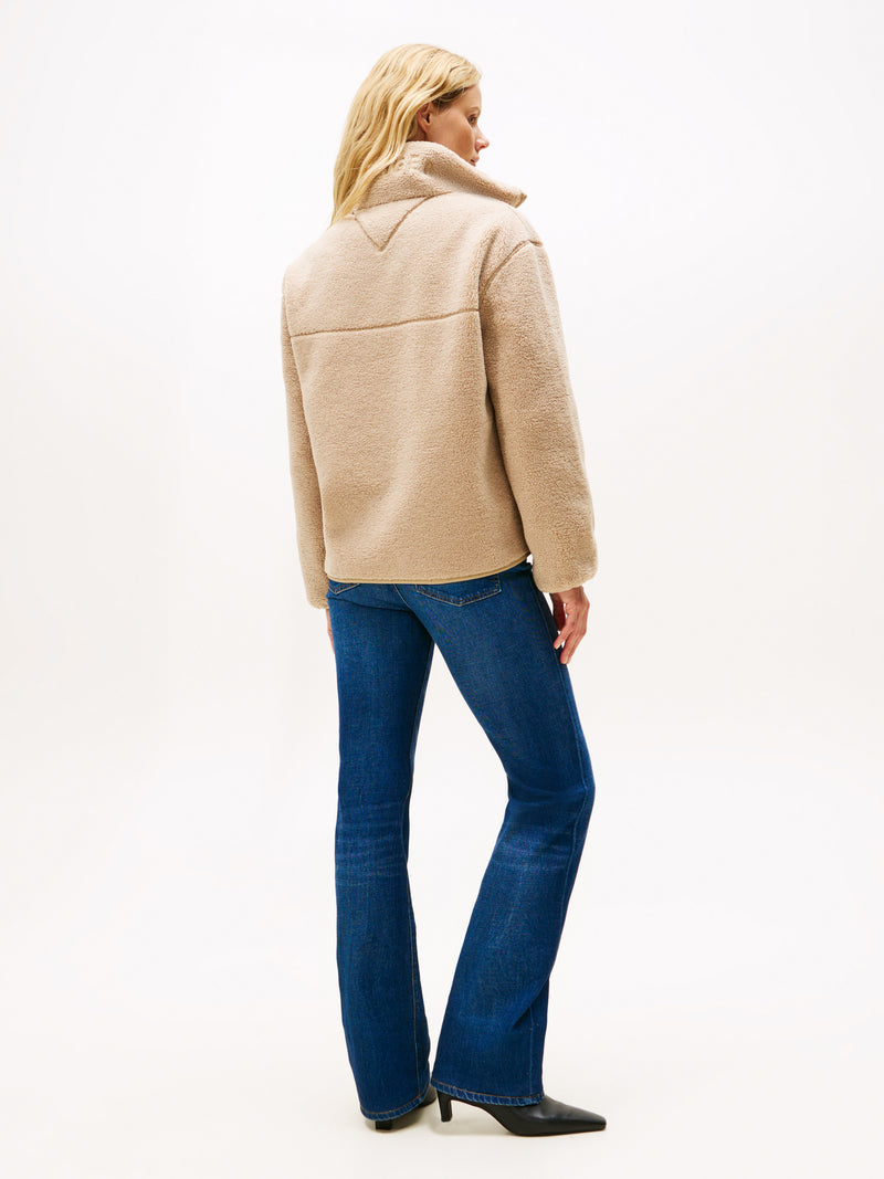 An image of the Tommy Hilfiger Teddy Zip Up Jacket