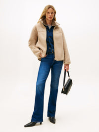 An image of the Tommy Hilfiger Teddy Zip Up Jacket