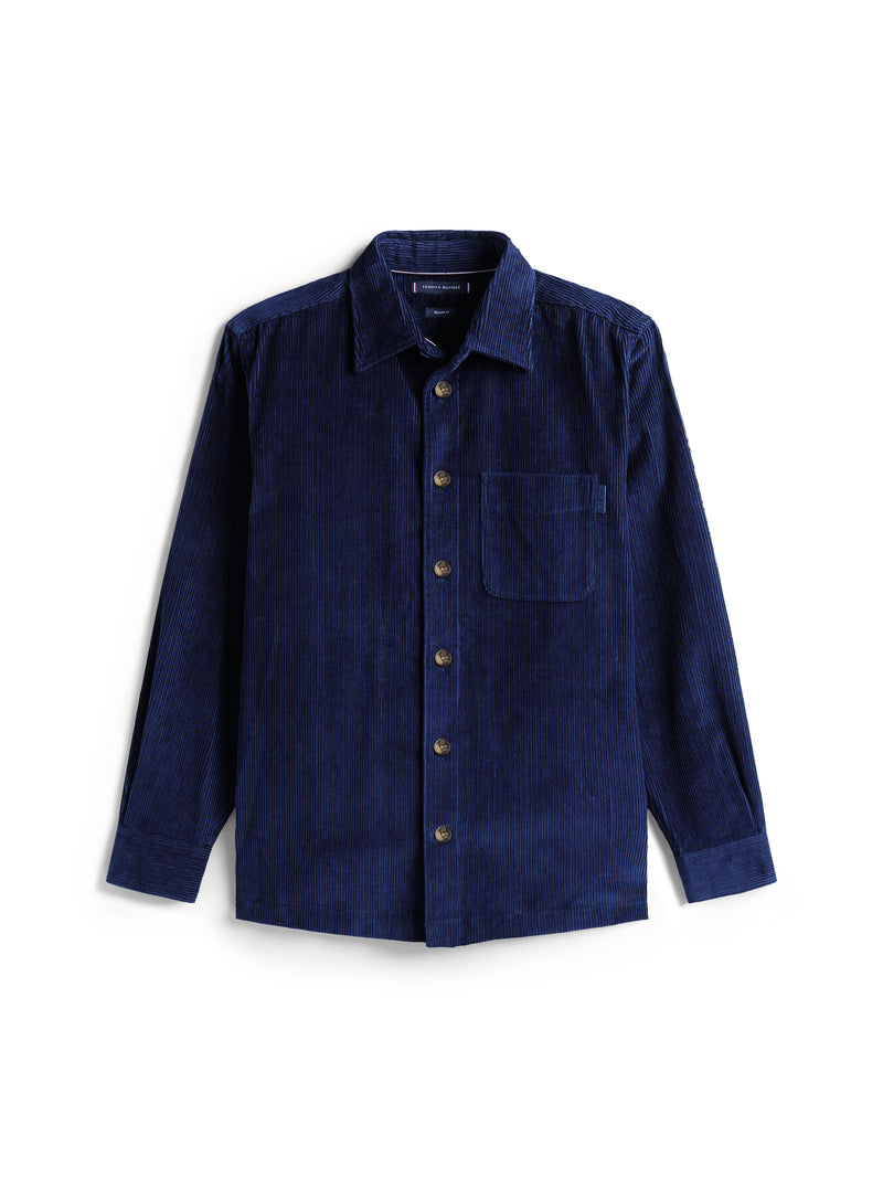 An image of the Tommy Hilfiger Relaxed Corduroy Overshirt