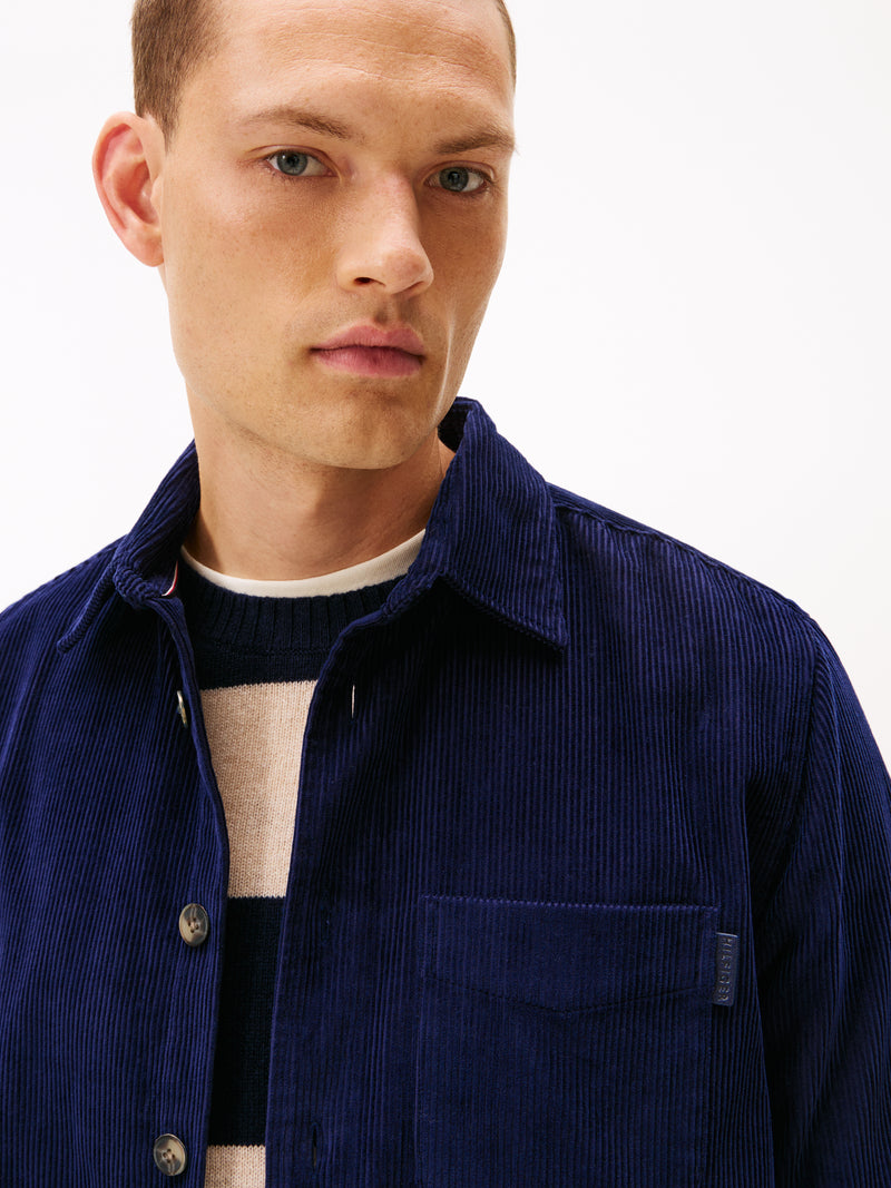 An image of the Tommy Hilfiger Relaxed Corduroy Overshirt