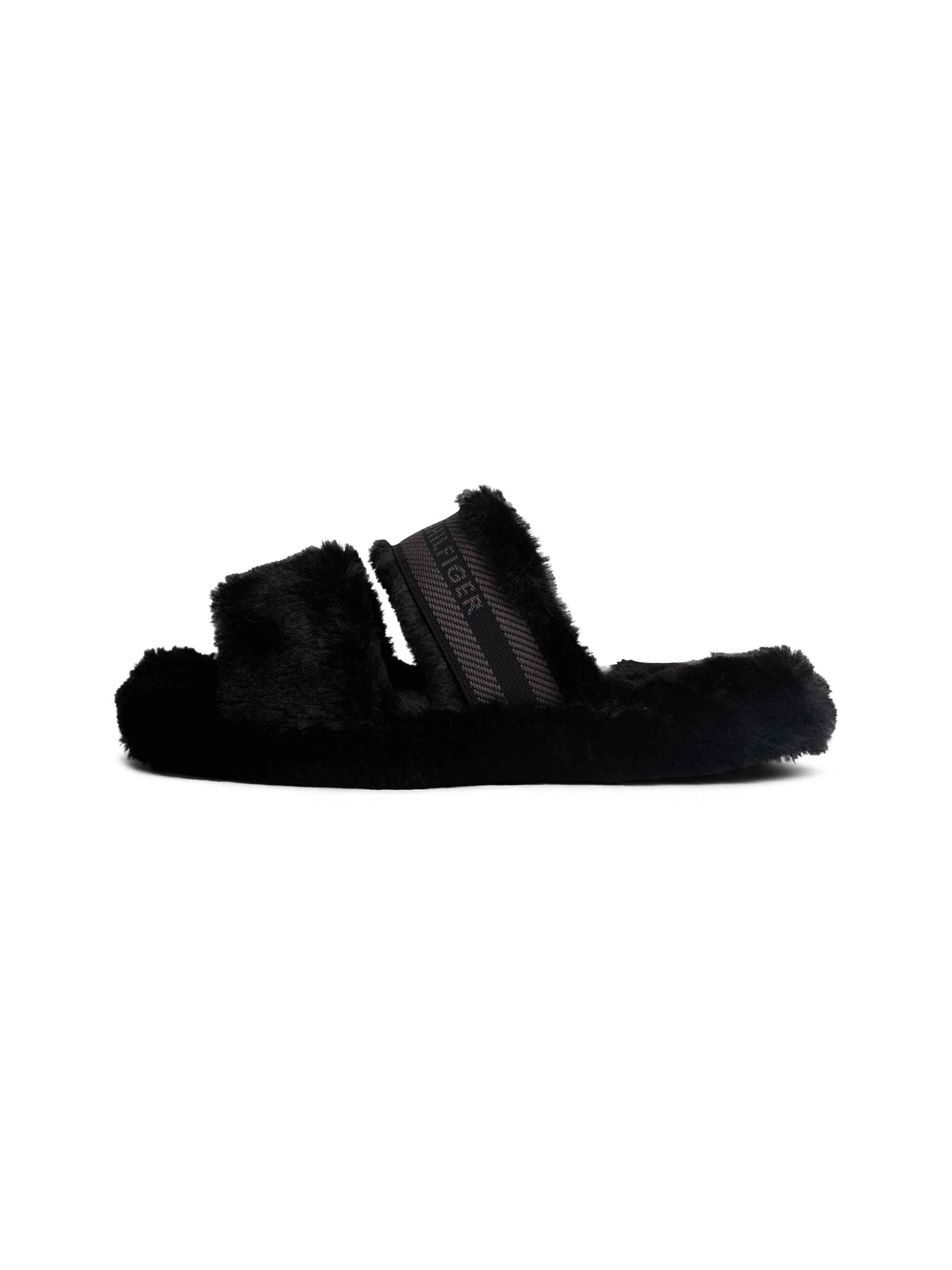 An image of the Tommy Hilfiger Hilfiger Fur Slippers