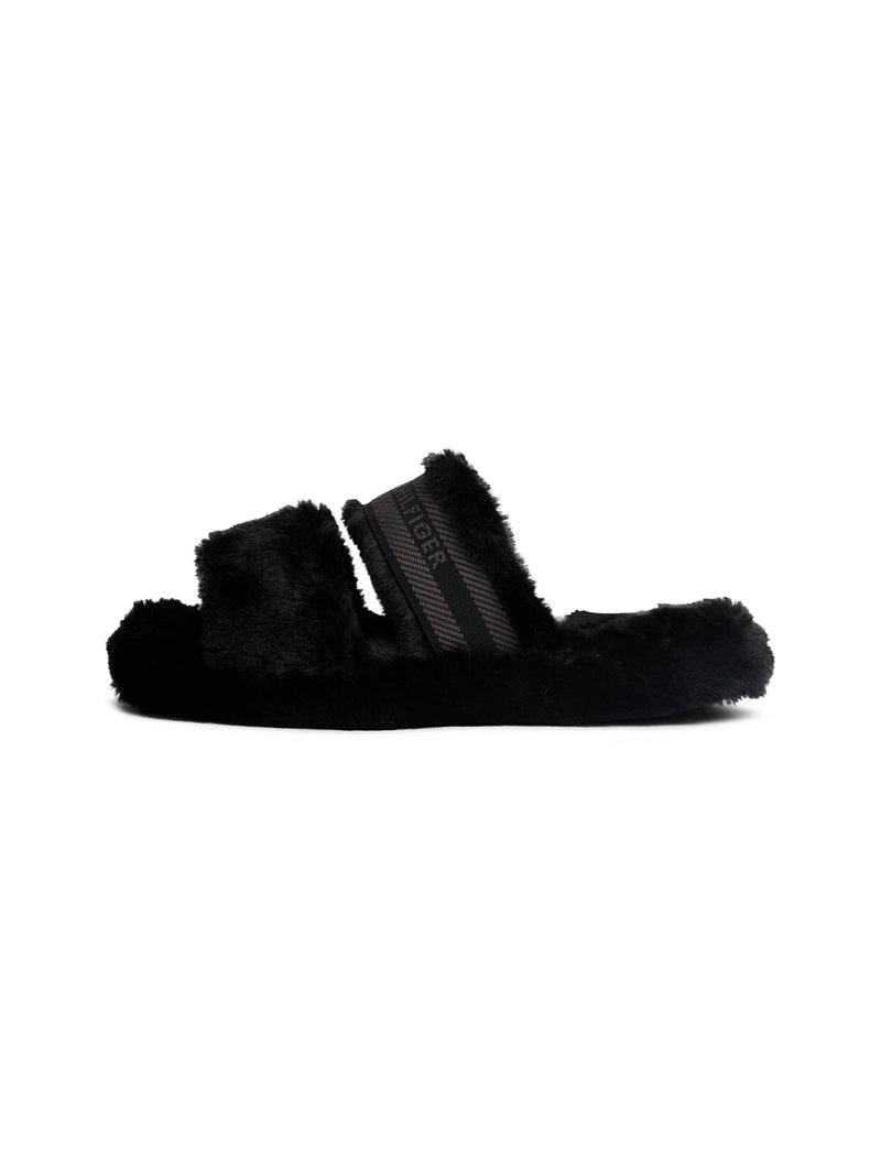 An image of the Tommy Hilfiger Hilfiger Fur Slippers