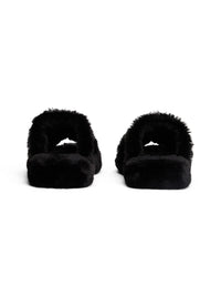 An image of the Tommy Hilfiger Hilfiger Fur Slippers