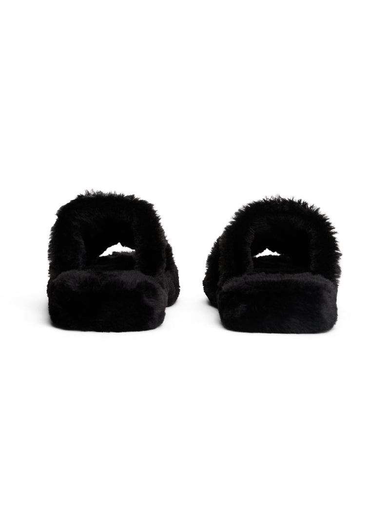 An image of the Tommy Hilfiger Hilfiger Fur Slippers