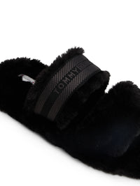 An image of the Tommy Hilfiger Hilfiger Fur Slippers