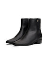 An image of the Tommy Hilfiger Leather Pointed Toe Ankle Boots