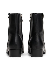 An image of the Tommy Hilfiger Leather Pointed Toe Ankle Boots