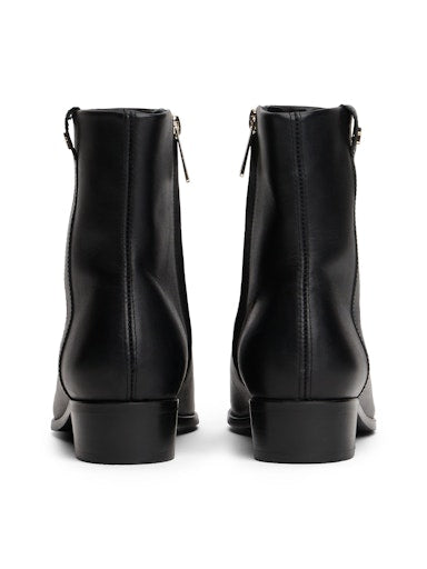 An image of the Tommy Hilfiger Leather Pointed Toe Ankle Boots