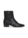 An image of the Tommy Hilfiger Leather Pointed Toe Ankle Boots