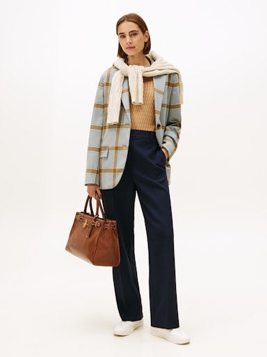 An image of the Tommy Hilfiger Relaxed Straight Leg Trousers