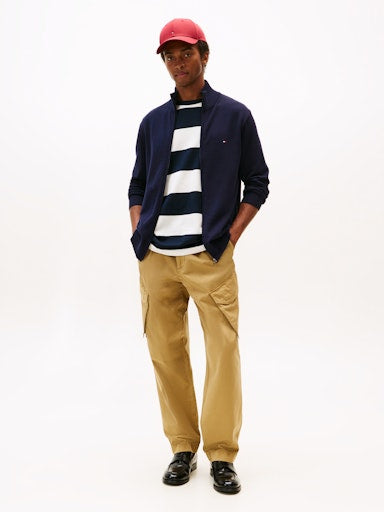 An image of the Tommy Hilfiger Essential Cotton Zip Thru