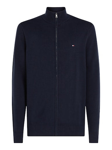 An image of the Tommy Hilfiger Essential Cotton Zip Thru