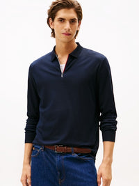 An image of the Tommy Hilfiger Zip Interlock Polo