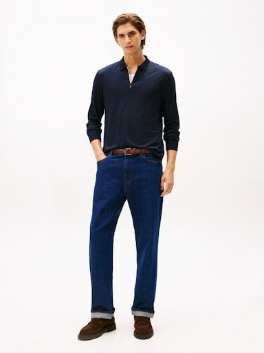 An image of the Tommy Hilfiger Zip Interlock Polo