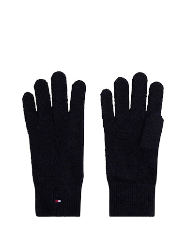 An image of the Tommy Hilfiger Flag Fluffy Knit Gloves