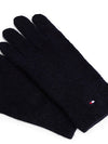 An image of the Tommy Hilfiger Flag Fluffy Knit Gloves