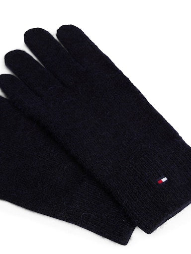 An image of the Tommy Hilfiger Flag Fluffy Knit Gloves