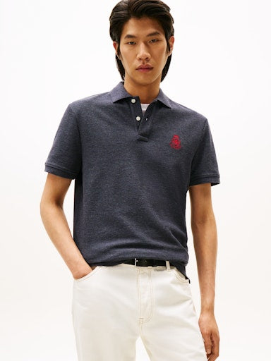 An image of the Tommy Hilfiger Heather Crest Polo