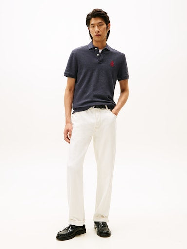 An image of the Tommy Hilfiger Heather Crest Polo