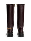 Leather TH Monogram Horsebit Riding Boots