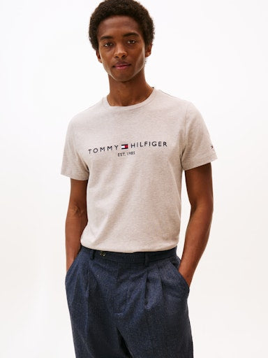 An image of the Tommy Hilfiger Logo Embroidery Slim Fit T-Shirt