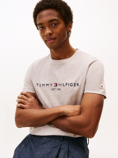 An image of the Tommy Hilfiger Logo Embroidery Slim Fit T-Shirt