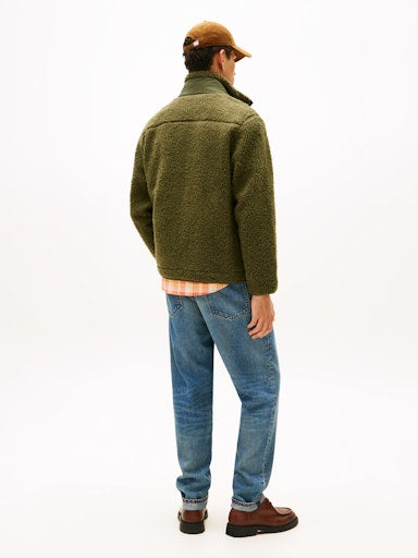 An image of the Tommy Hilfiger Teddy Fleece Zip Through Jacket