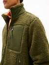 An image of the Tommy Hilfiger Teddy Fleece Zip Through Jacket