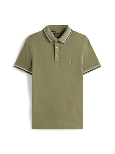 An image of the Tommy Hilfiger Tipped Slim Fit Polo Shirt
