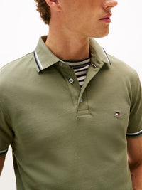 An image of the Tommy Hilfiger Tipped Slim Fit Polo Shirt