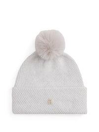 An image of the Tommy Hilfiger Chic Metallic Pom Pom Beanie