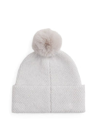 An image of the Tommy Hilfiger Chic Metallic Pom Pom Beanie