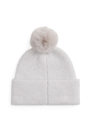 An image of the Tommy Hilfiger Chic Metallic Pom Pom Beanie