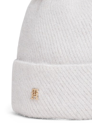An image of the Tommy Hilfiger Chic Metallic Pom Pom Beanie