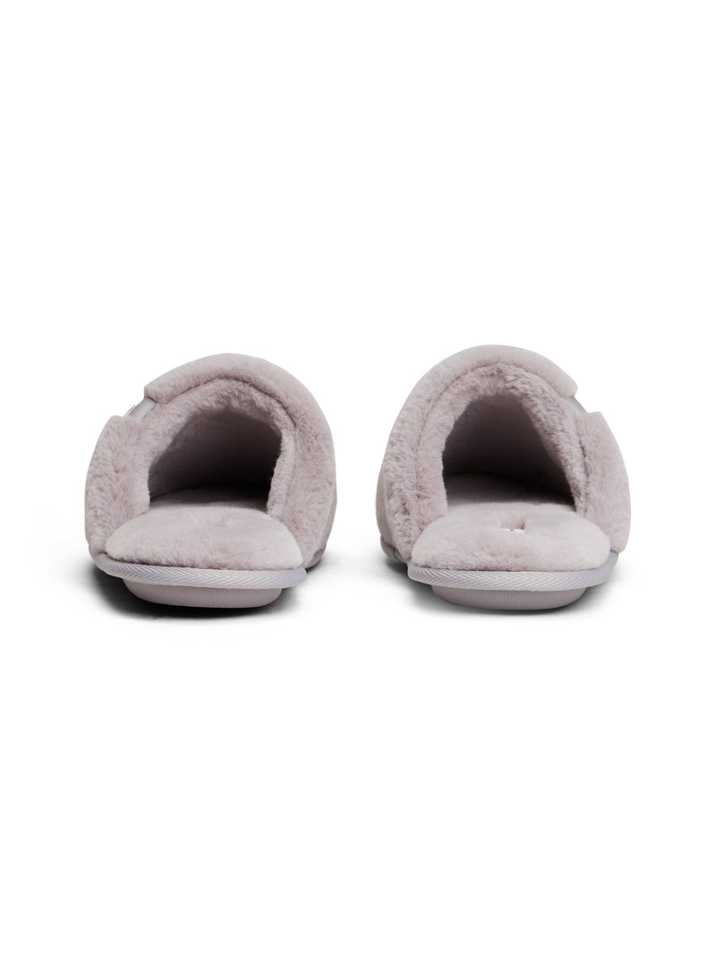 An image of the Tommy Hilfiger Faux Fur House Shoes