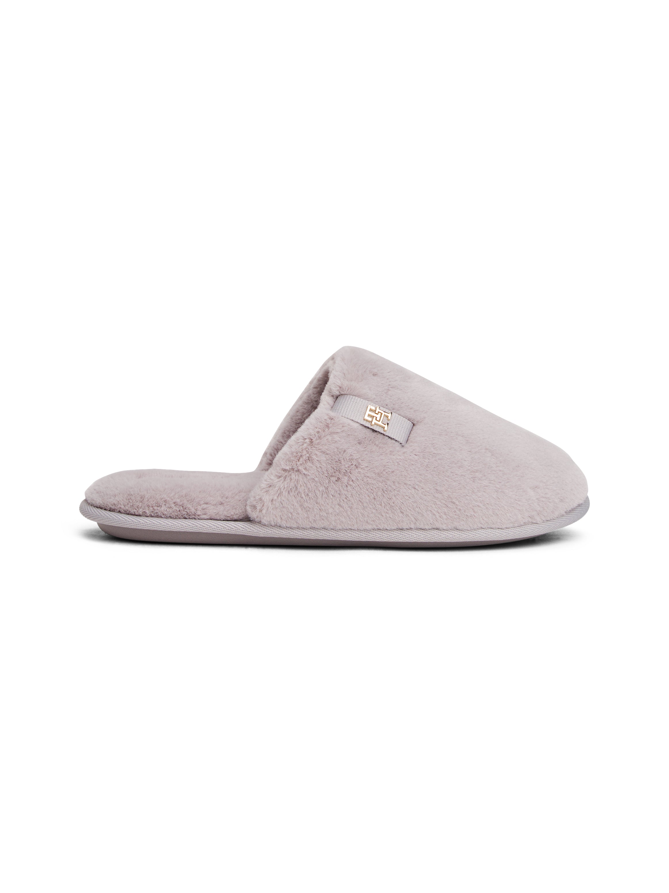 An image of the Tommy Hilfiger Faux Fur House Shoes