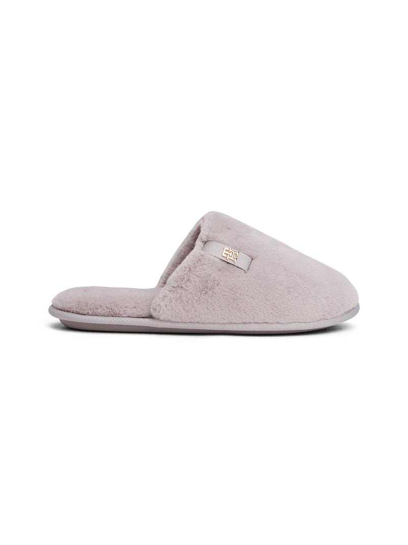 An image of the Tommy Hilfiger Faux Fur House Shoes