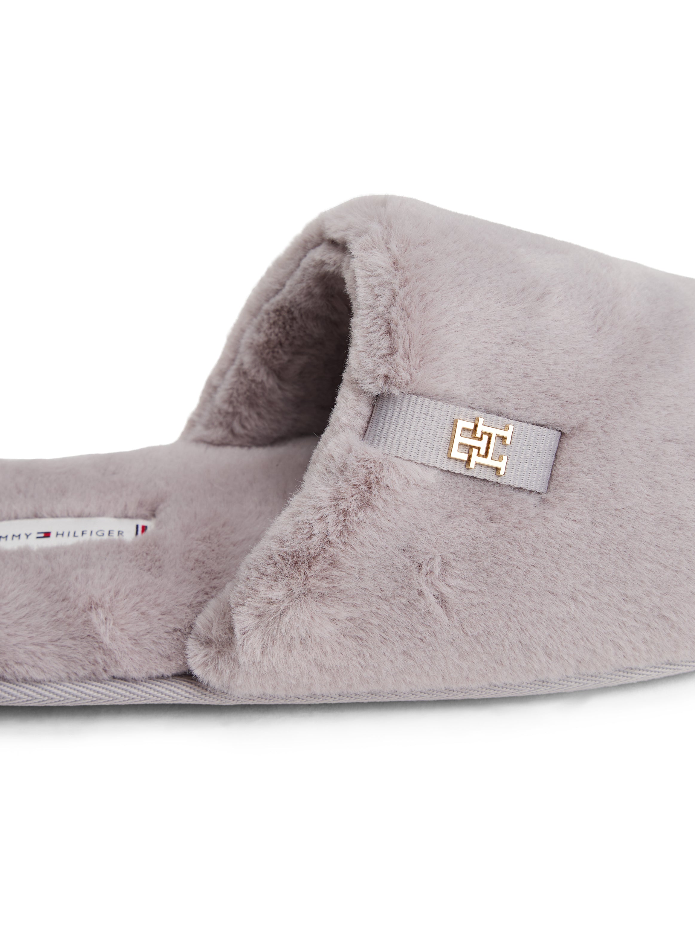 An image of the Tommy Hilfiger Faux Fur House Shoes
