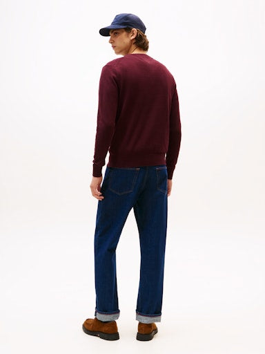 An image of the Tommy Hilfiger Crew Neck Jumper with Cashmere