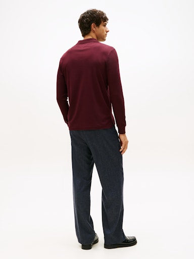 An image of the Tommy Hilfiger Regular Fit Long Sleeve Polo Shirt