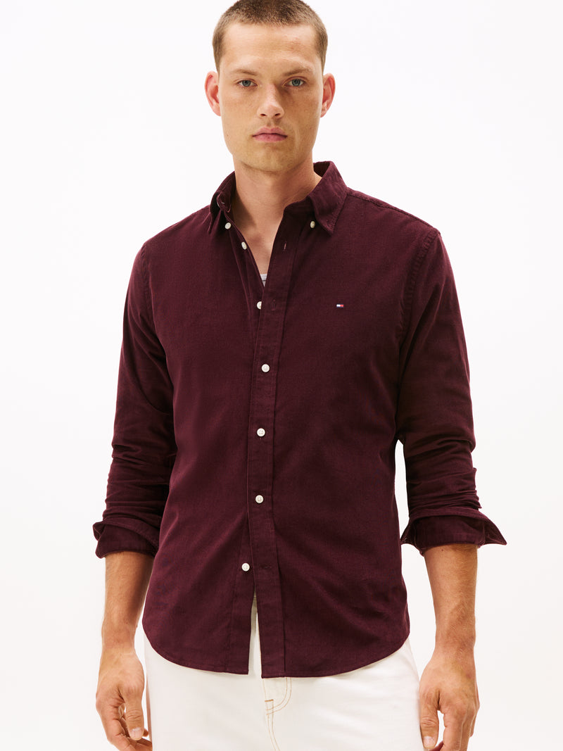 An image of the Tommy Hilfiger Solid Corduroy Shirt