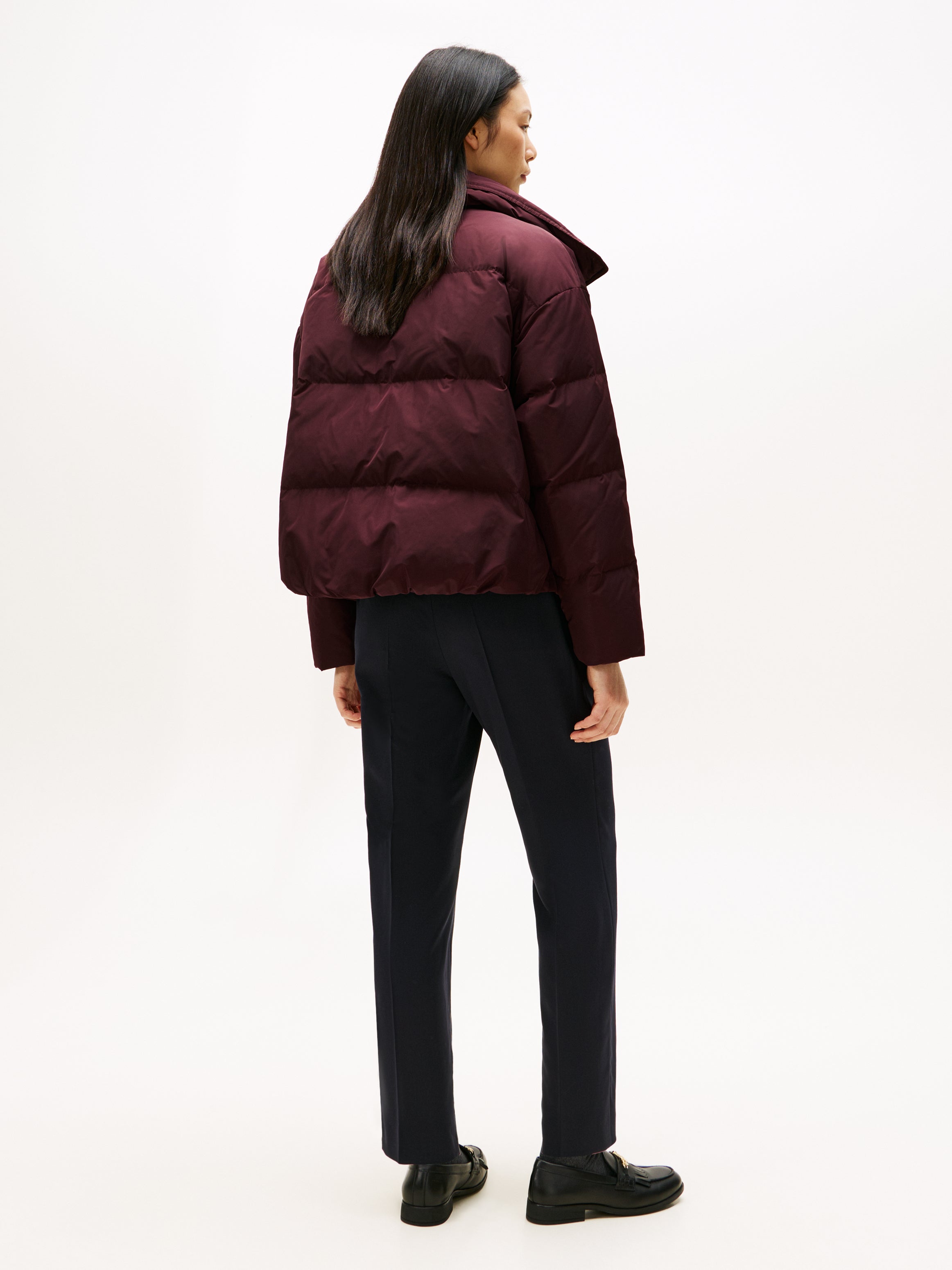 An image of the Tommy Hilfiger Crest Embroidery Down Puffer Jacket