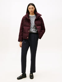 An image of the Tommy Hilfiger Crest Embroidery Down Puffer Jacket