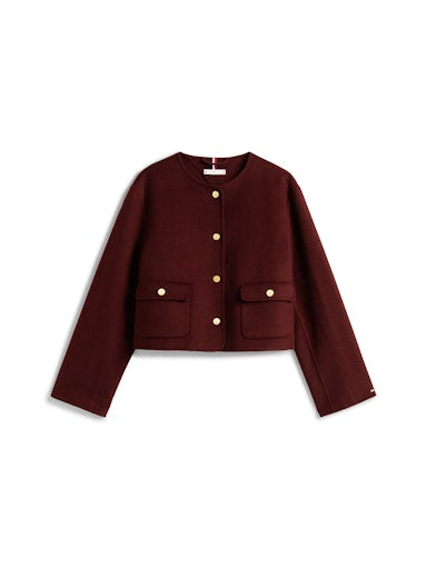 An image of the Tommy Hilfiger Double-Faced Wool Blend Jacket