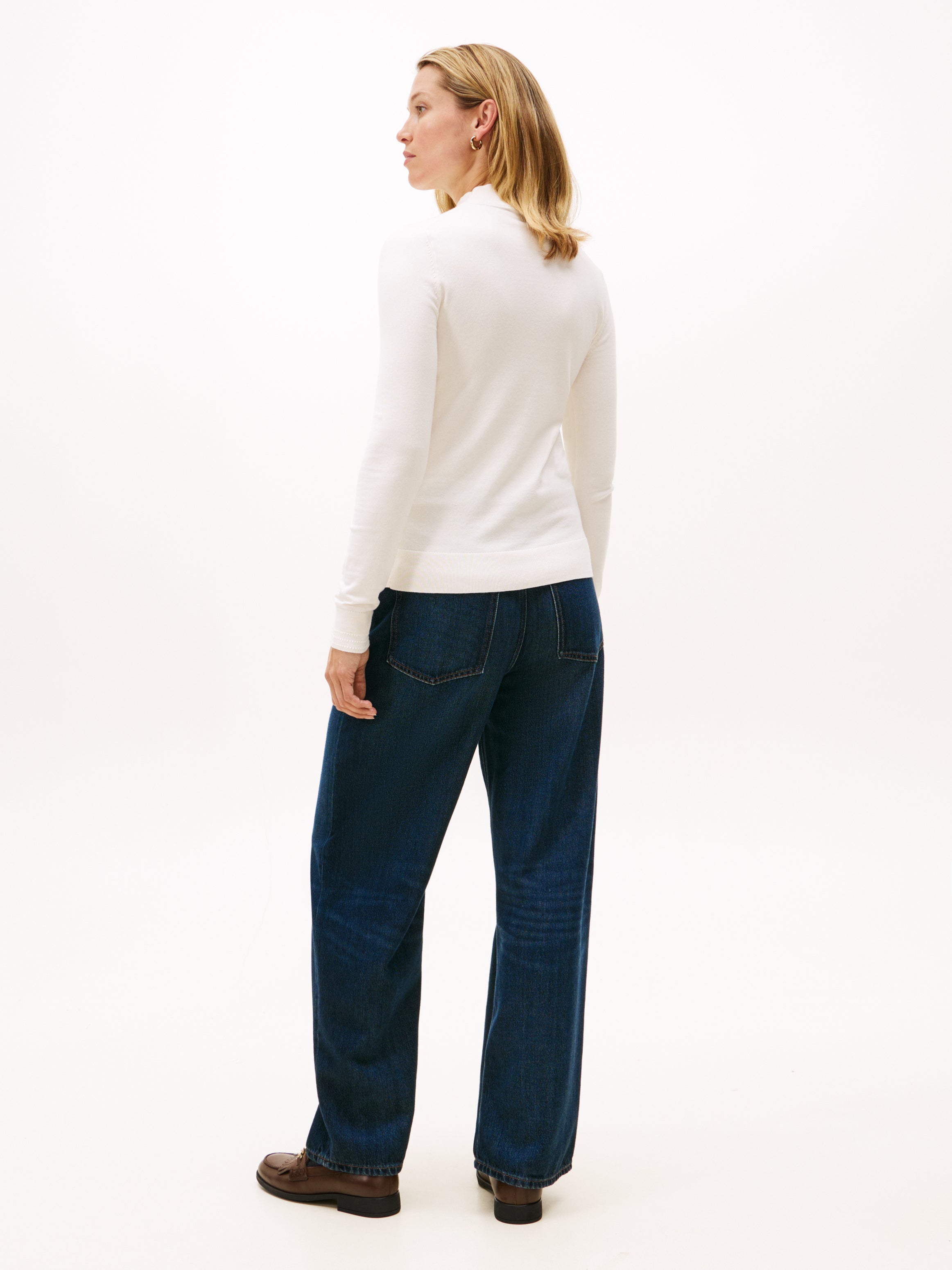 An image of the Tommy Hilfiger Mock Neck Sweater