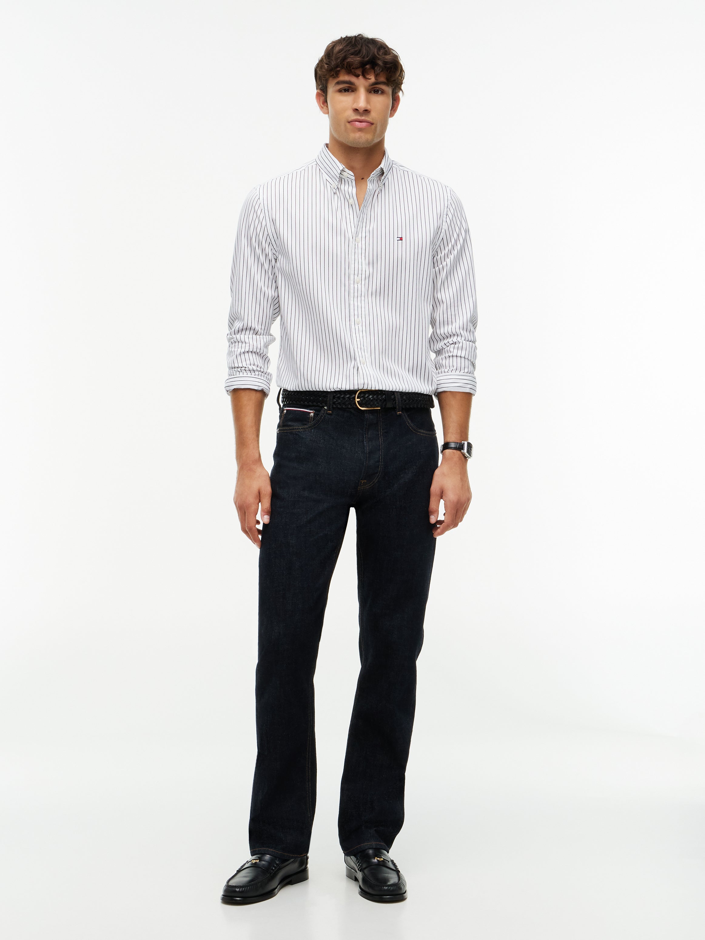 Flex Hairline Poplin Shirt