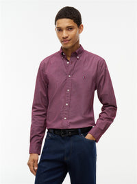 Flex Poplin Geo Print Shirt