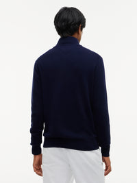Pima Organic Cotton Cashmere Zip Mock