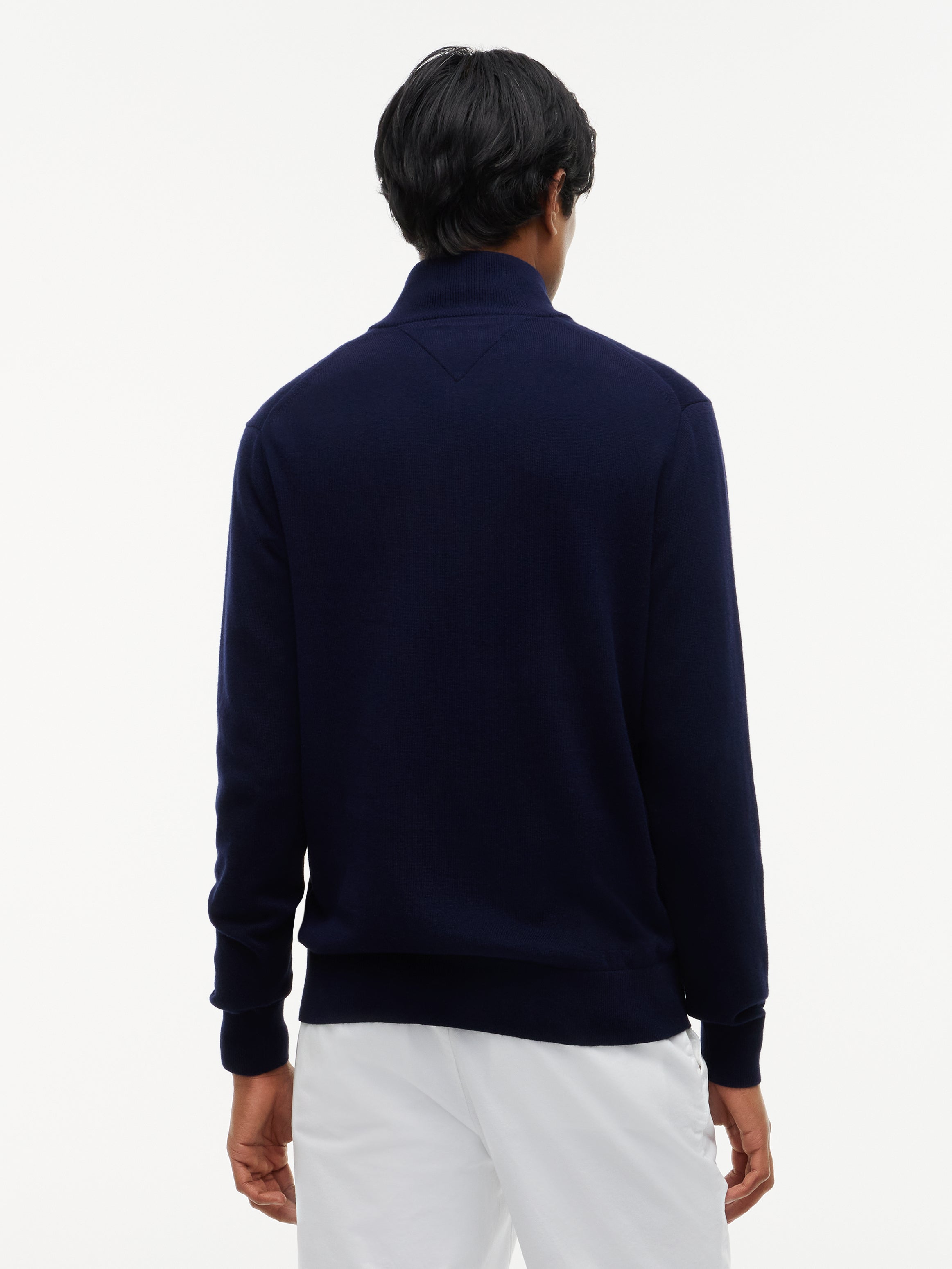 Pima Organic Cotton Cashmere Zip Mock