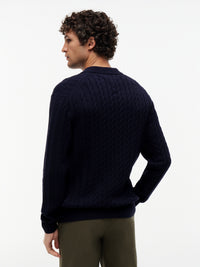 Classic Cotton Cable LS Polo